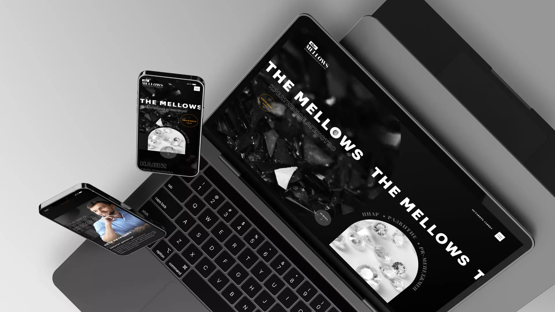 Разработка сайта креативного агентства «The Mellows» в Бакале